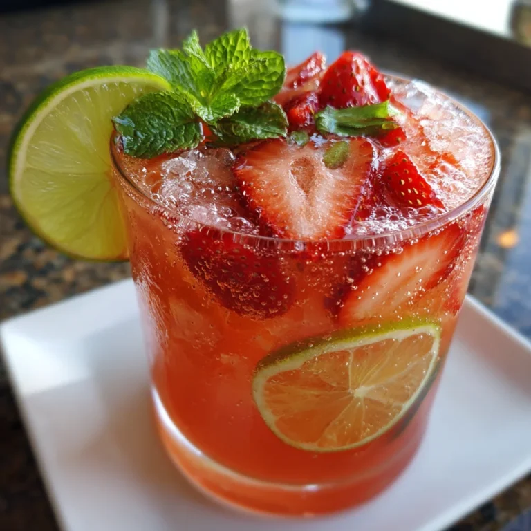 Strawberry Sparkler Mocktail Recipe Refresh Your Summer!