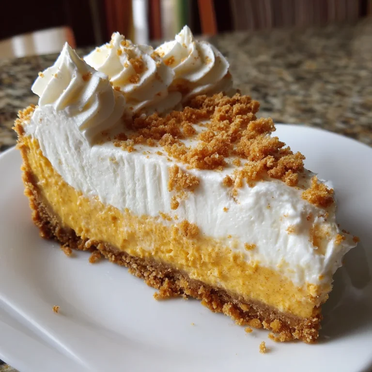 No Bake Pumpkin Cheesecake – Creamy, Spiced & Effortlessly Easy!