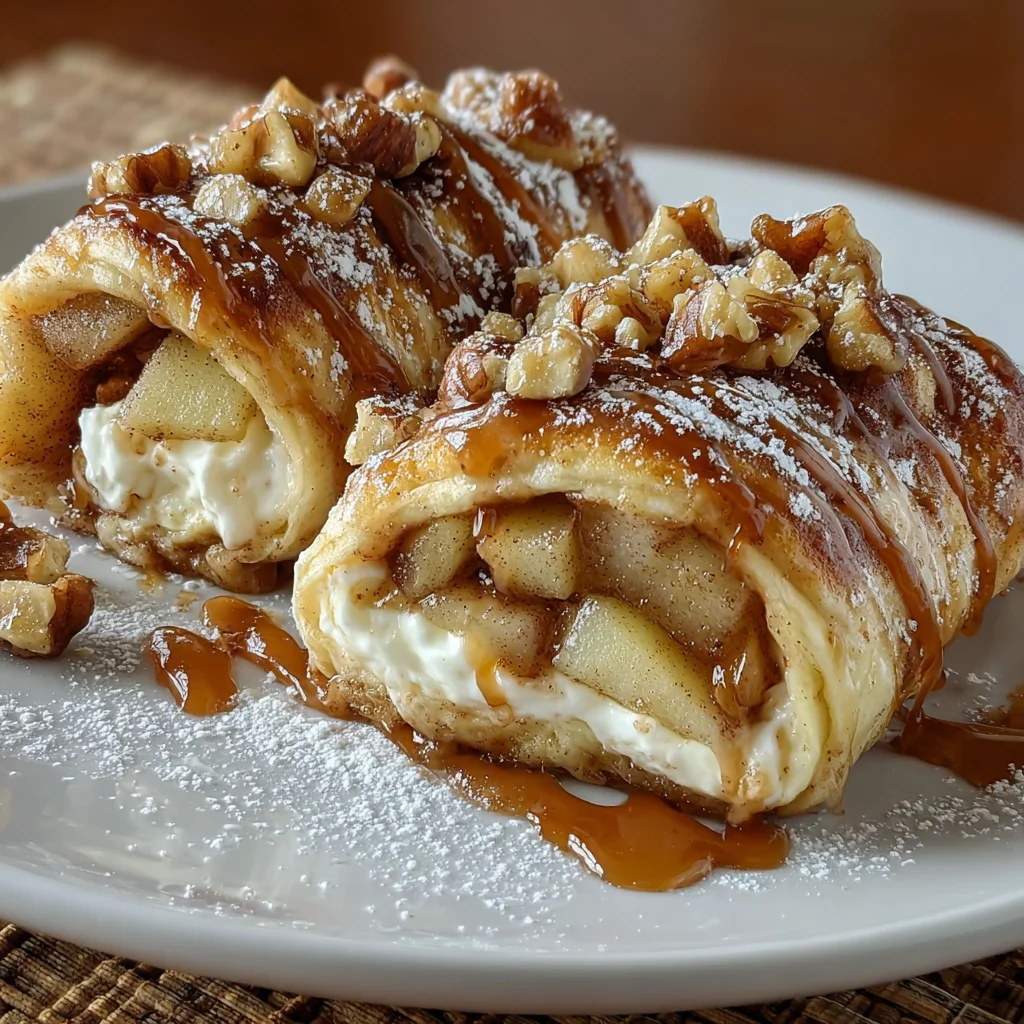 Apple Cinnamon Roll-Ups – Sweet, Gooey & Irresistibly Easy!