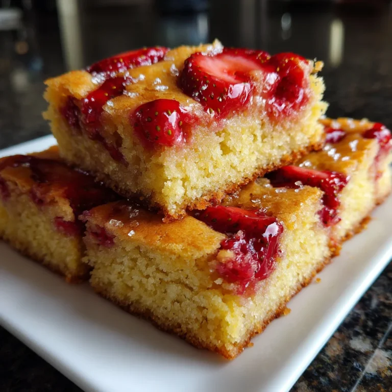 Strawberry Lemon Blondies Recipe A Sweet Delight Awaits!
