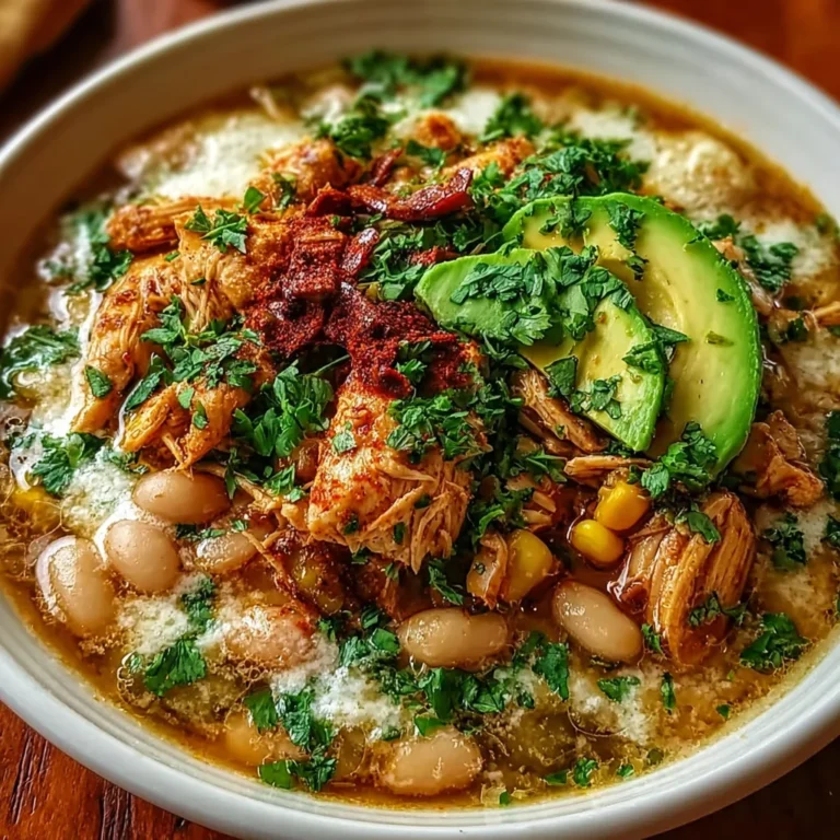 Slow Cooker White Chicken Chili – Creamy, Comforting & Hands-Off!