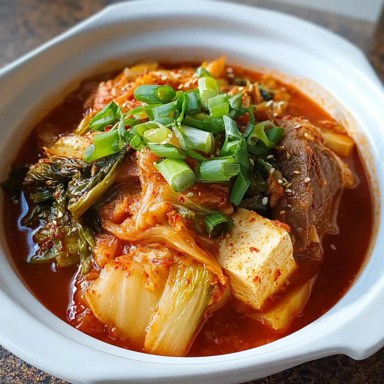 Irresistible Kimchi Stew (Kimchi Jjigae) – Spicy, Savory & Comfort in a Bowl!