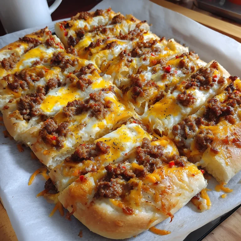 Sausage & Cheese Breakfast Casserole – Hearty, Cheesy & Make-Ahead!