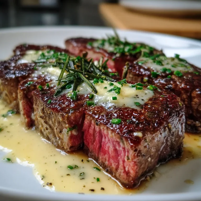 Juicy Steak with Creamy Garlic Sauce – Tender, Flavorful & Restaurant-Style!