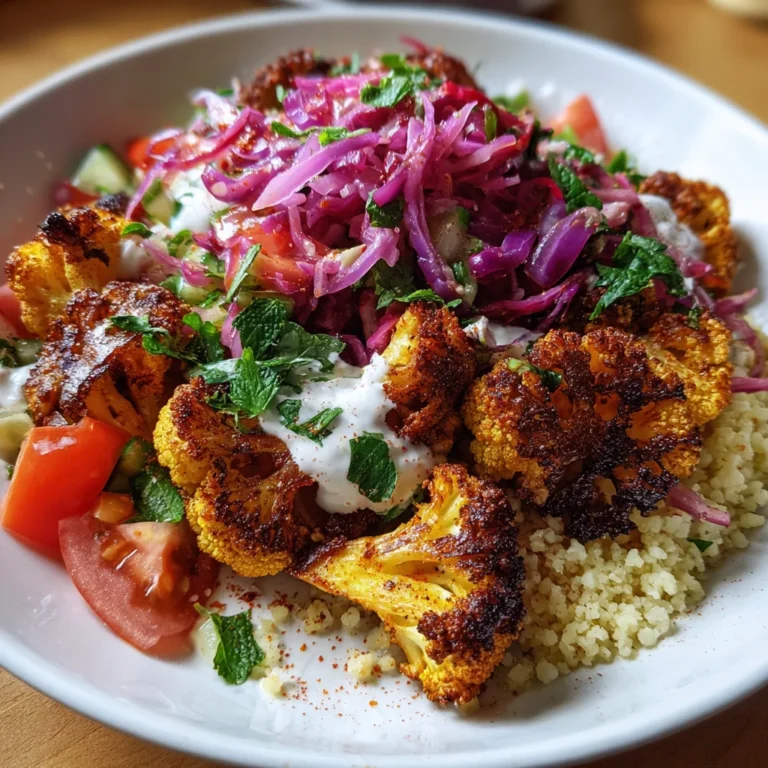 Cauliflower Shawarma Bowls A Flavorful Recipe Delight!