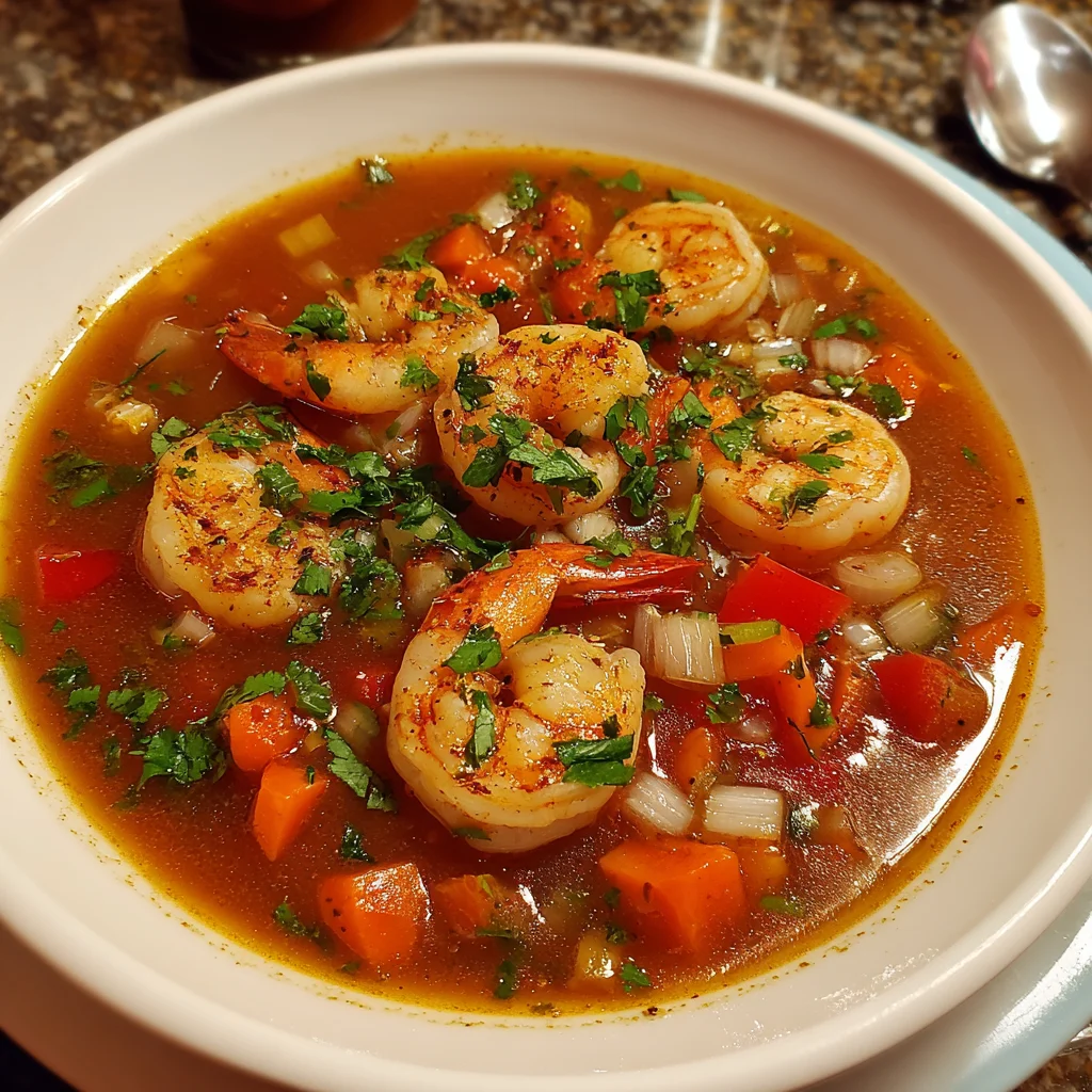Spicy Shrimp Soup – Fiery, Comforting & Ready in 20 Minutes!
