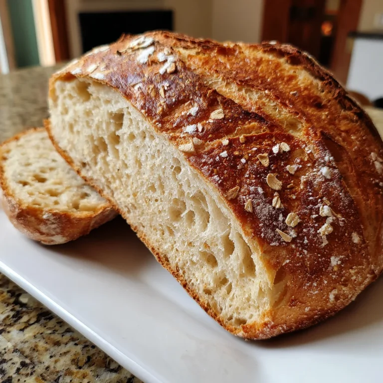 Honey Oat Sourdough Bread: Soft, Sweet & Nutty