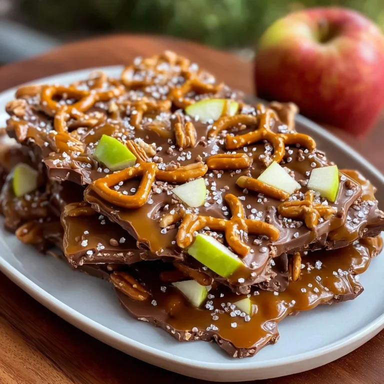 Caramel Apple Bark – Sweet, Crunchy & Perfect for Fall Snacking!