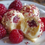 White Chocolate Raspberry Truffles – Decadent, Creamy & Elegant!