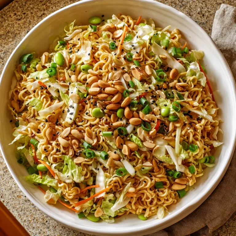 Crunchy Asian Ramen Noodle Salad – Fresh, Crispy & Flavor-Packed!