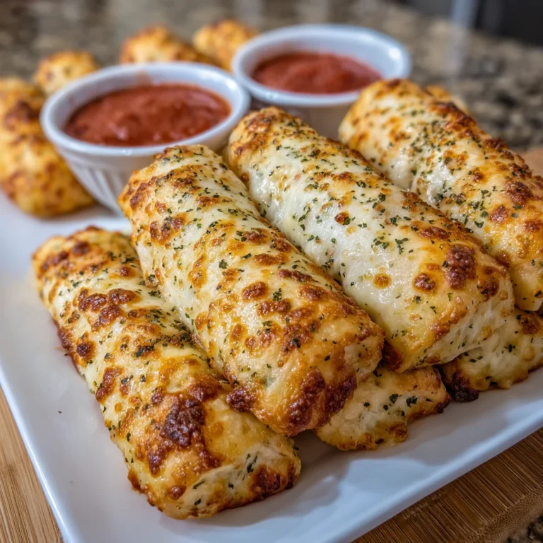 Cheese Stuffed Garlic Breadsticks – Gooey, Buttery & Irresistibly Cheesy!