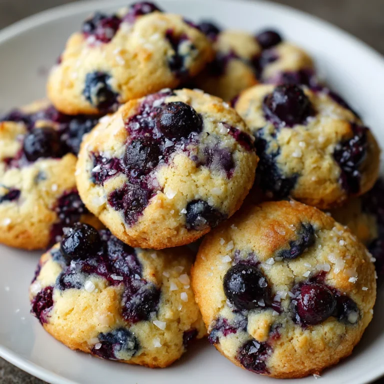 Blueberry Cookies – Soft, Chewy & Bursting with Berries!