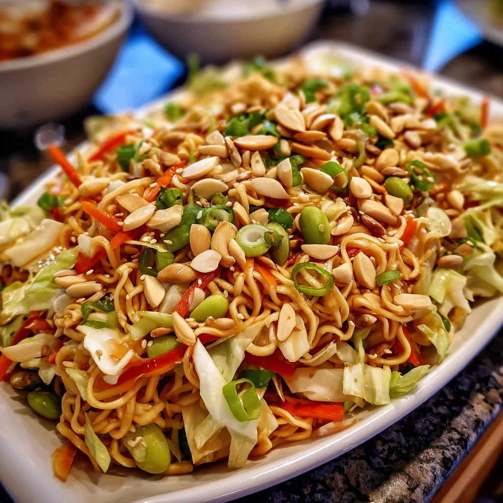 Crunchy Asian Ramen Noodle Salad – Fresh, Crispy & Flavor-Packed!