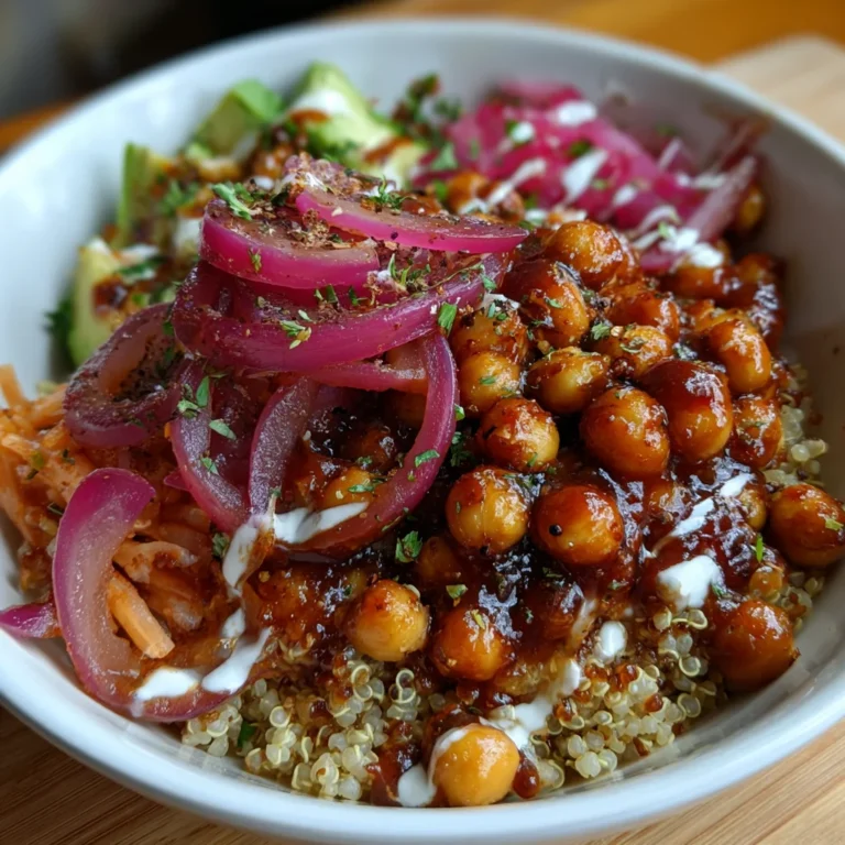 BBQ Ranch Chickpea Quinoa Bowls – The Ultimate Protein-Packed Meal!