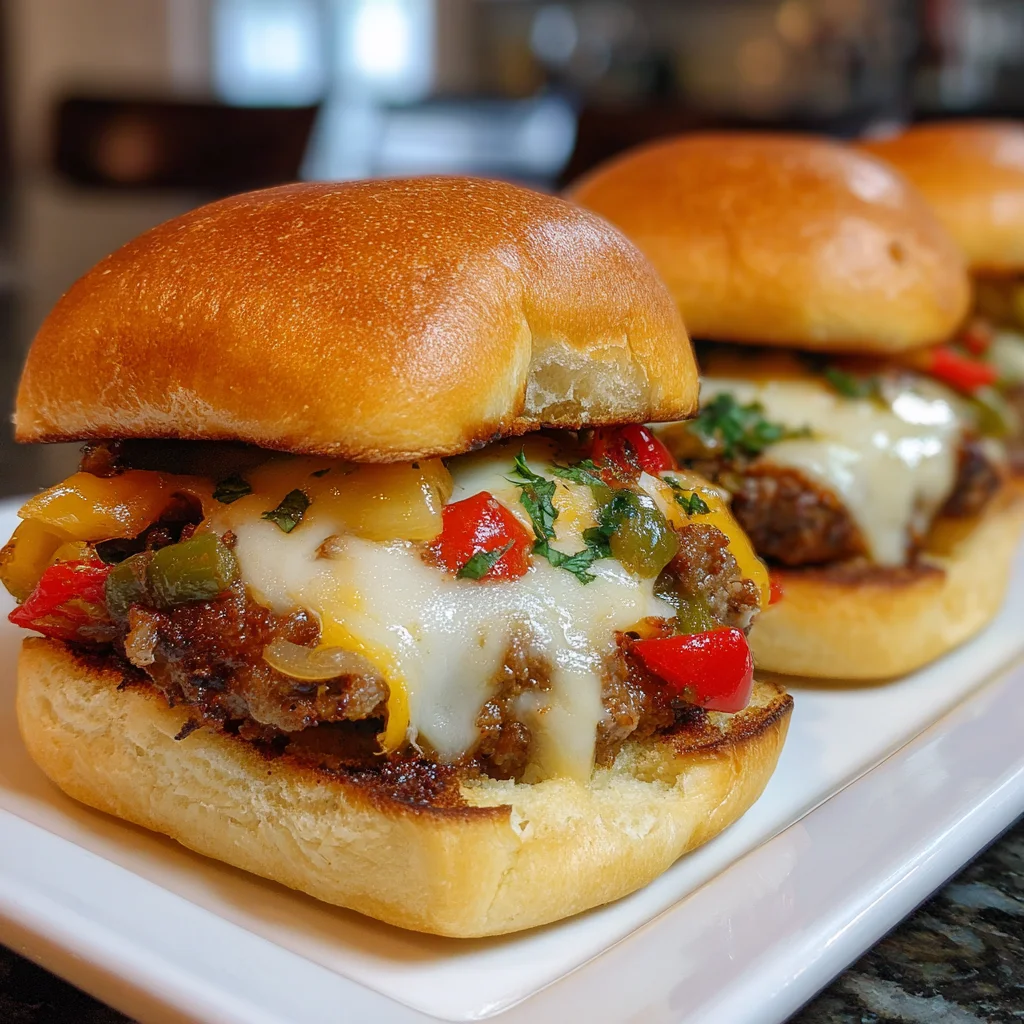 Cheeseburger Sliders with Queso – The Ultimate Game Day Feast!