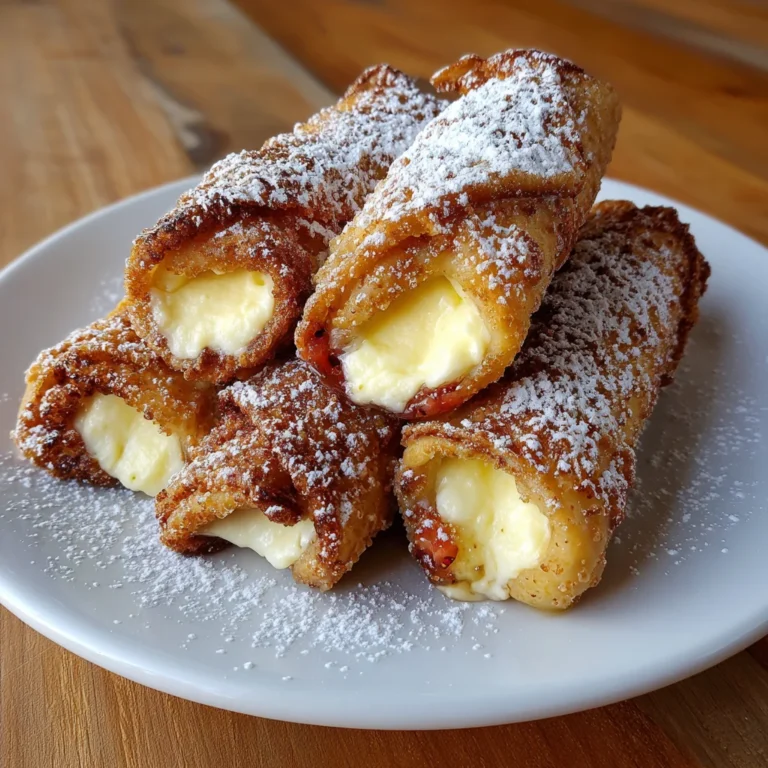 Cheesecake Egg Rolls with Cinnamon Twist – Crispy, Creamy & Irresistibly Spiced!