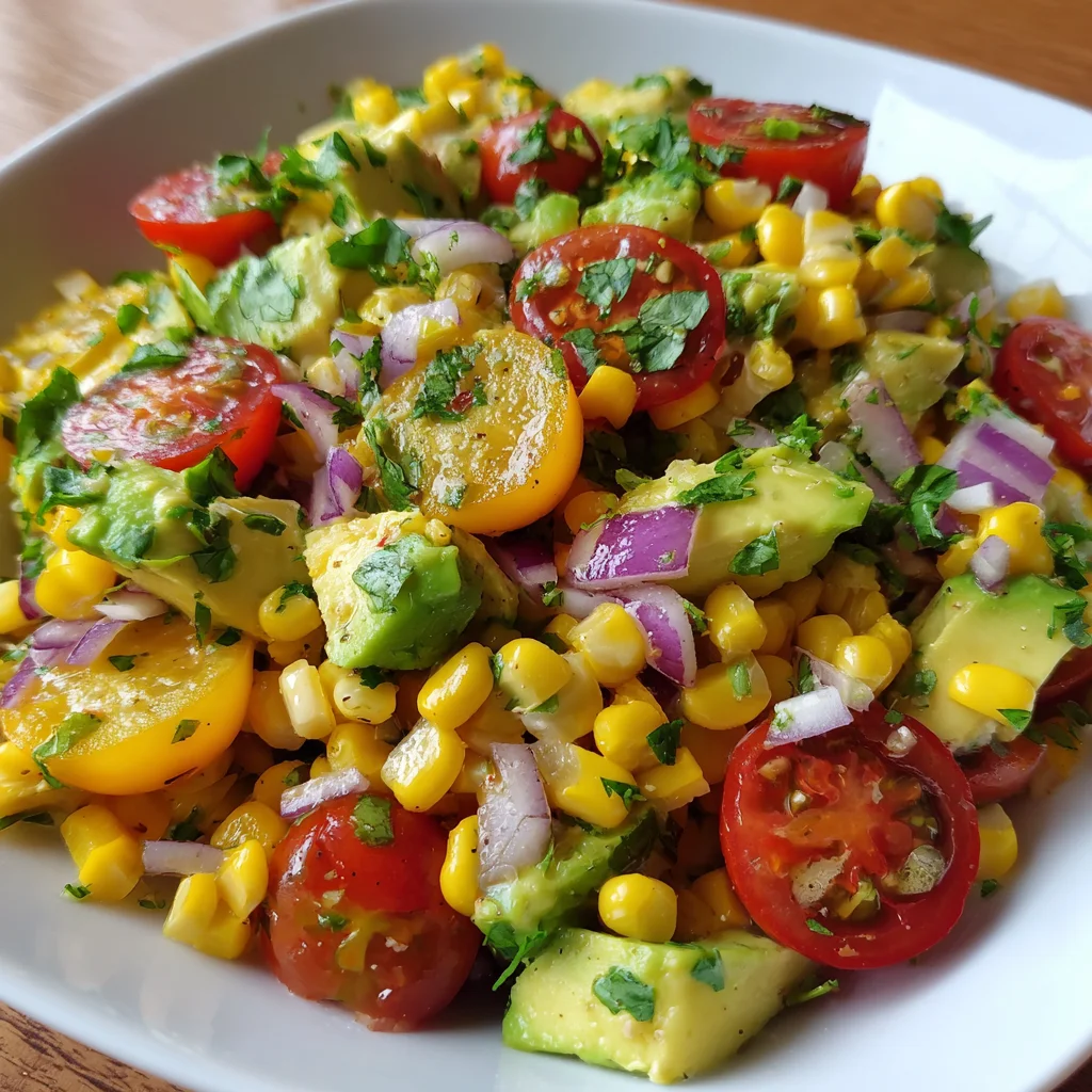 Avocado Corn Salad – Creamy, Crunchy & Bursting with Freshness!