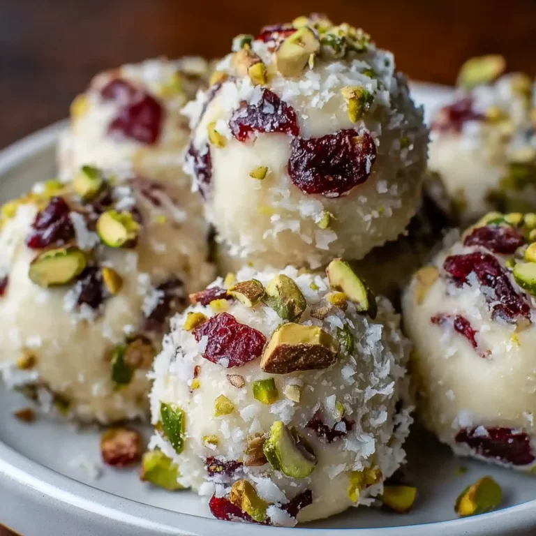 Cranberry Pistachio White Chocolate Truffles – Festive, Elegant & Irresistible!