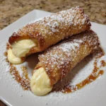 Cheesecake Egg Rolls with Cinnamon Twist – Crispy, Creamy & Irresistibly Spiced!