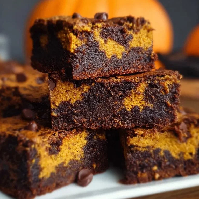 Delicious Pumpkin Brownies – Fudgy, Spiced & Irresistibly Moist!