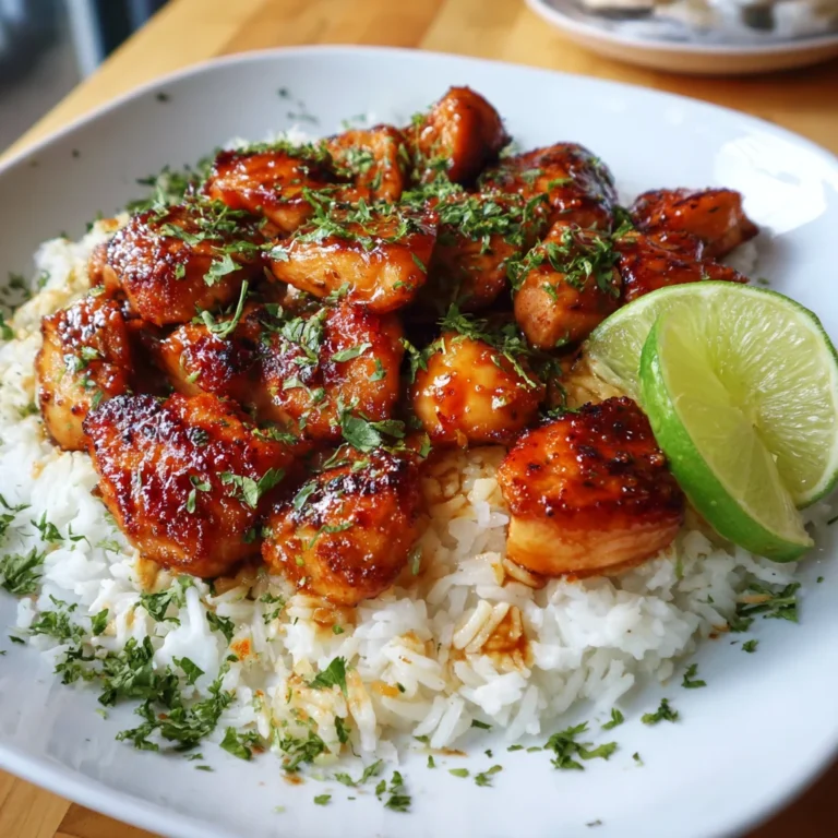 Spicy Maple Chicken & Coconut Rice – Sweet Heat Meets Tropical Creaminess!