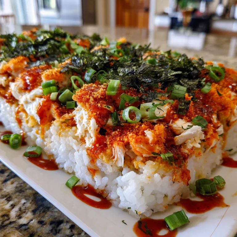 Sushi Bake – Creamy, Cheesy & Packed with Flavor!