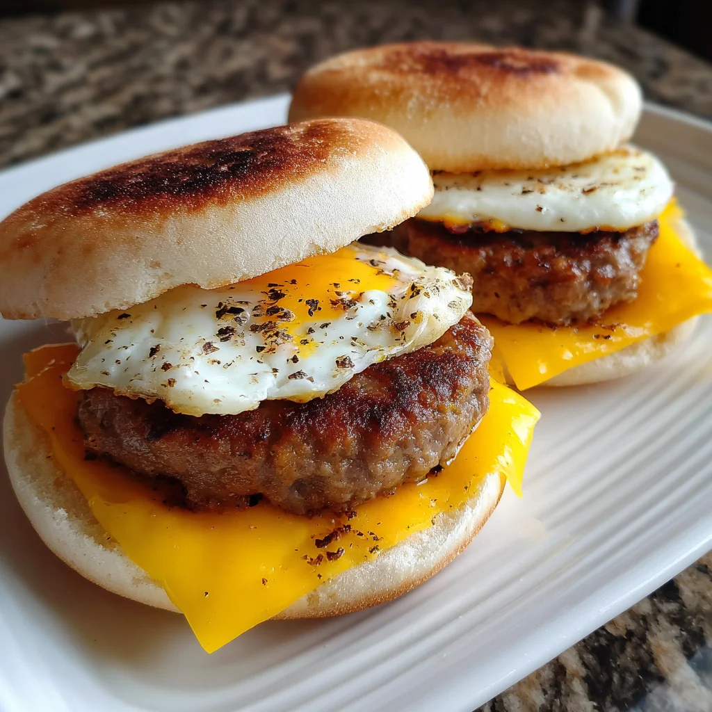 Sausage Egg Cheese McMuffin – Savory, Cheesy & Breakfast Perfection!