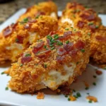 Cream Cheese and Bacon Stuffed Doritos Chicken – Crunchy, Cheesy & Outrageously Delicious!