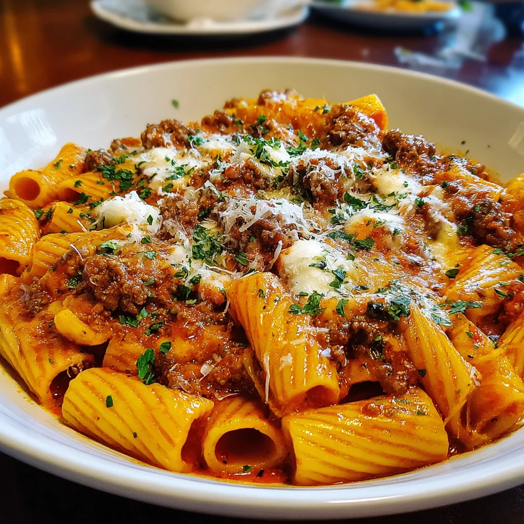 Beef Rigatoni Cheese Bake – Hearty, Cheesy & Comfort in Every Bite!
