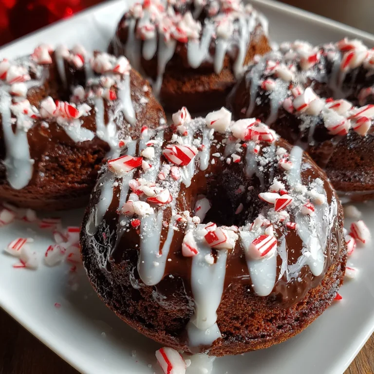 Chocolate Peppermint Donuts – Festive, Fudgy & Perfect for the Holidays!