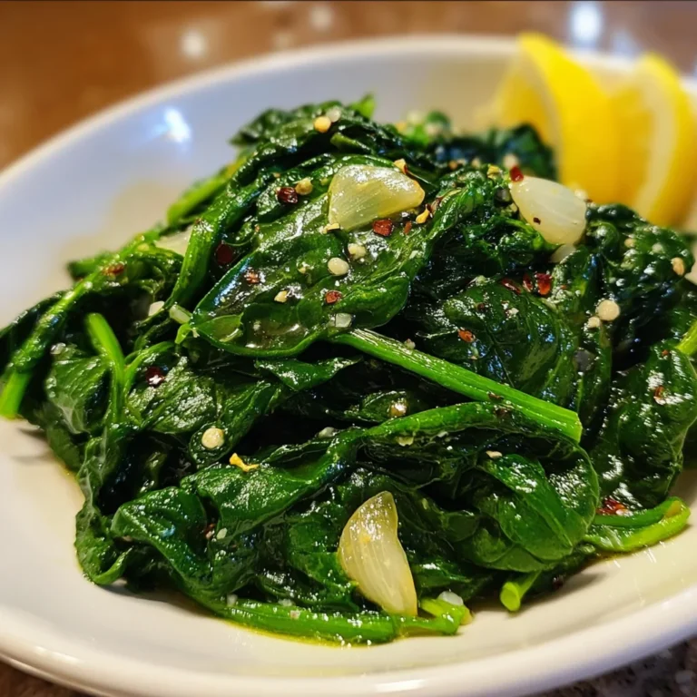 Sautéed Spinach – Quick, Garlicky & Packed with Nutrients!