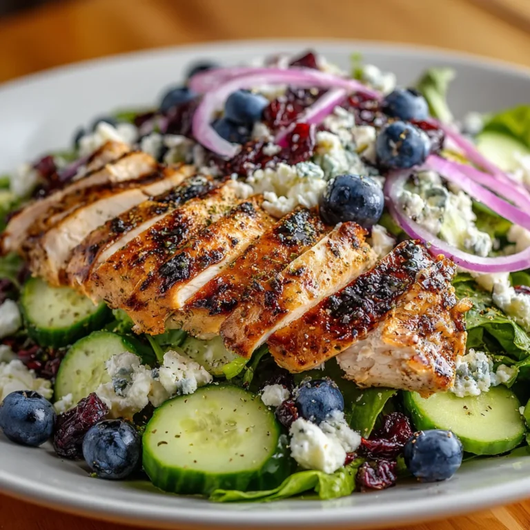 Chicken Blueberry Feta Salad – Sweet, Savory & Satisfying!