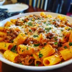 Beef Rigatoni Cheese Bake – Hearty, Cheesy & Comfort in Every Bite!