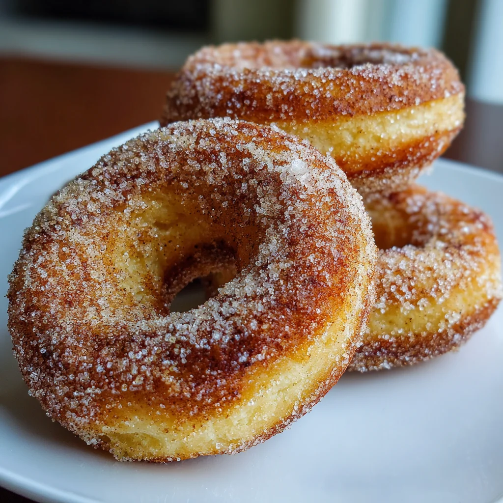 Baked Snickerdoodle Donuts – Soft, Cinnamon-Sugar Coated & Irresistible!