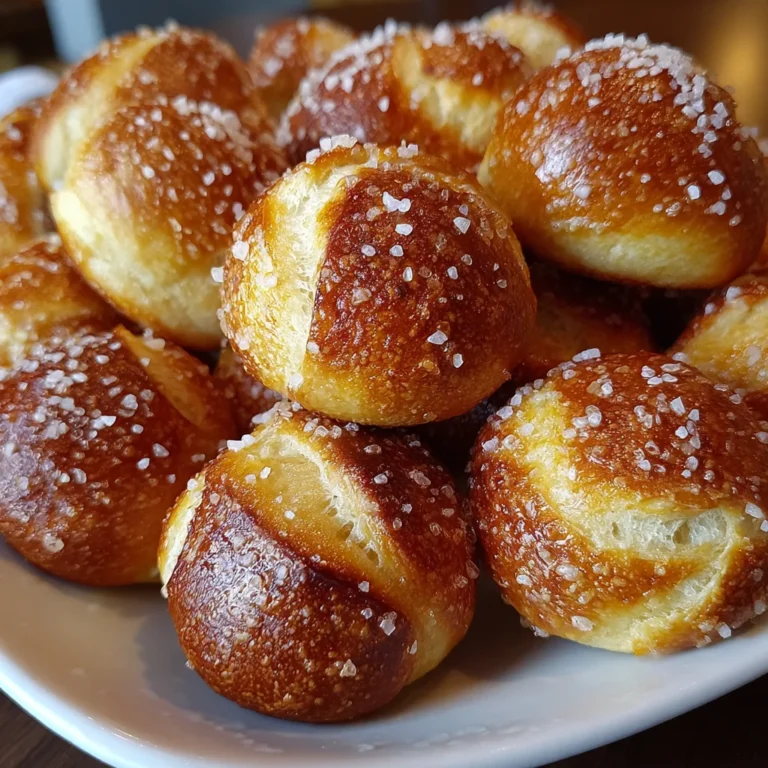 Sourdough Discard Pretzel Bites – Chewy, Golden & Perfectly Snackable!