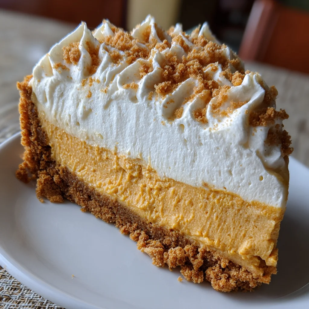 No Bake Pumpkin Cheesecake – Creamy, Spiced & Effortlessly Easy!
