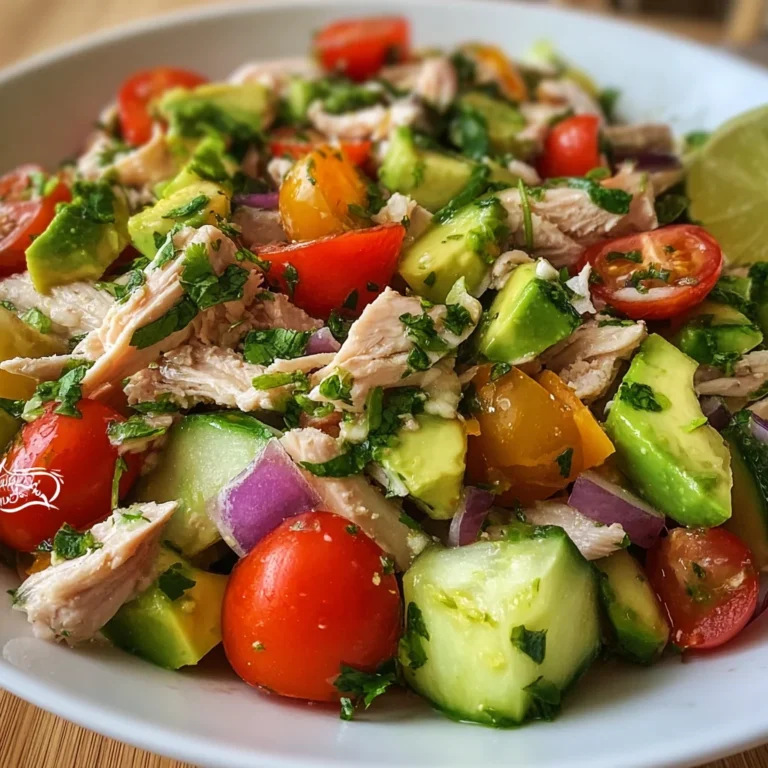 Turkey Avocado Salad – Fresh, Protein-Packed & Perfect for Leftovers!