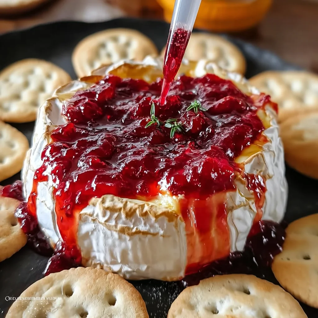 Halloween Bloody Baked Brie – Spooky, Gooey & Devilishly Delicious!