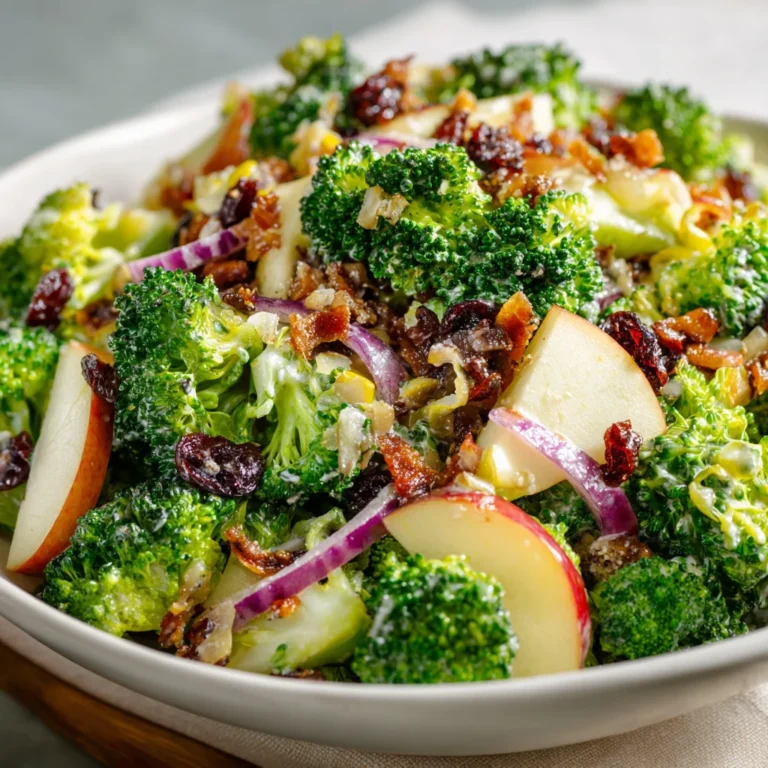 Honeycrisp Apple Broccoli Salad – Crisp, Sweet & Refreshingly Crunchy!