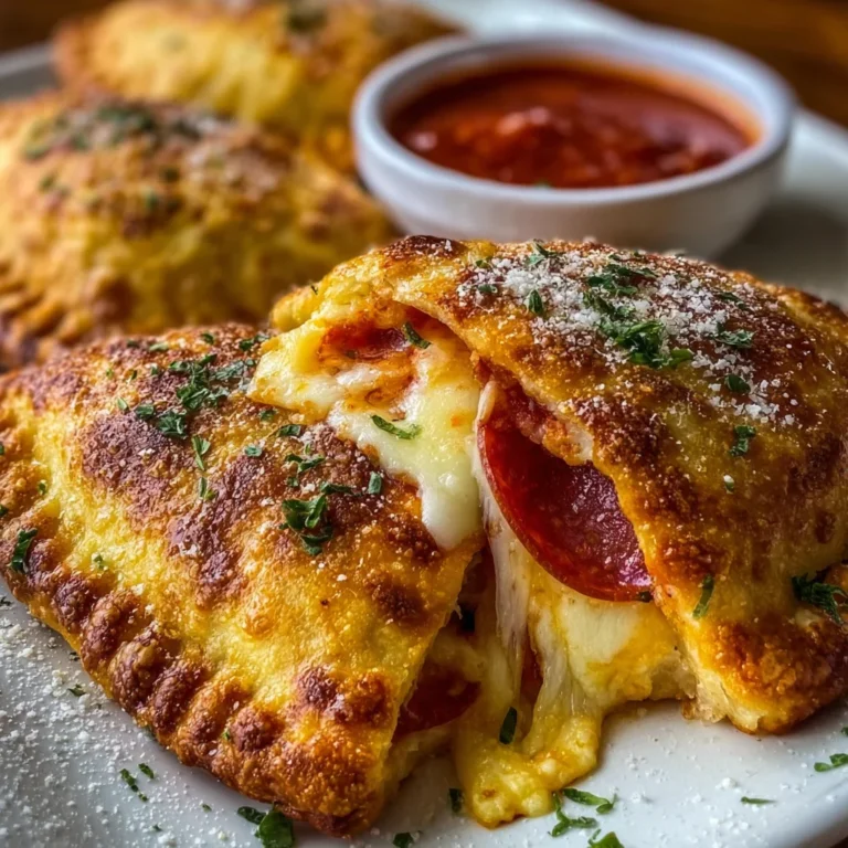Cheesy Homemade Pizza Pockets – Your New Favorite Comfort Food!
