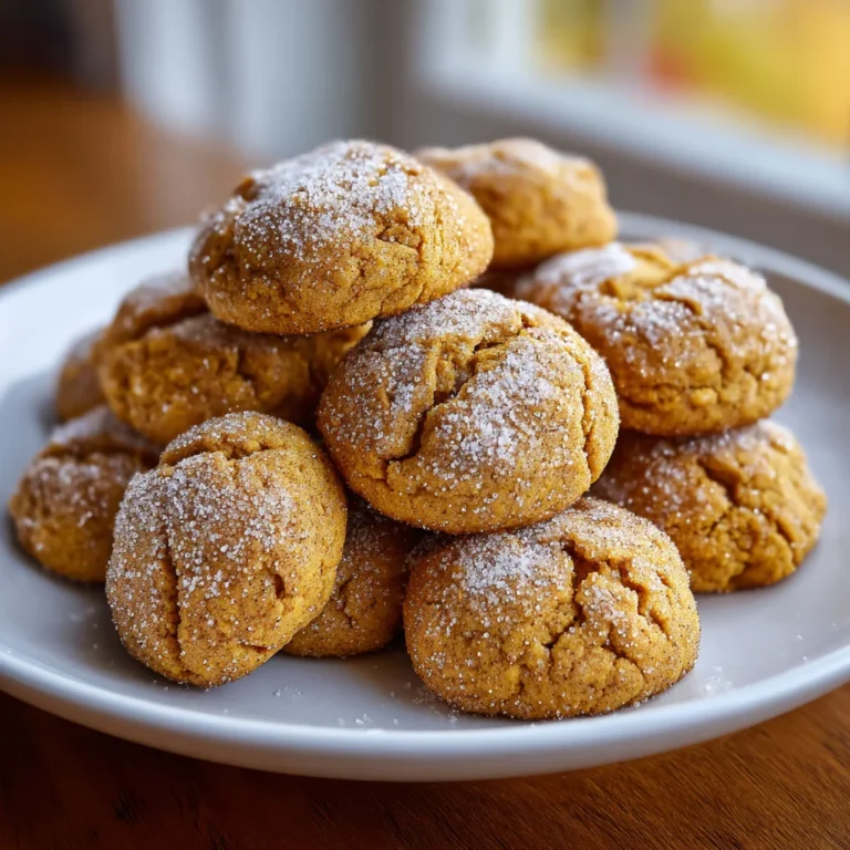 Snickerdoodle Pumpkin Cookies – Soft, Spiced & Irresistibly Cozy!