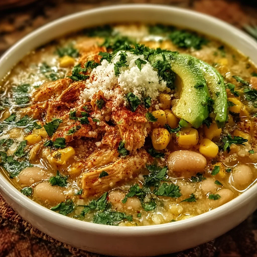 Slow Cooker White Chicken Chili – Creamy, Comforting & Hands-Off!