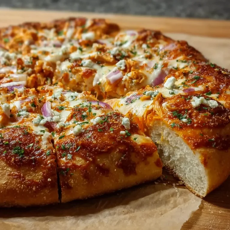 Buffalo Chicken Pizza – Spicy, Cheesy & Irresistibly Tangy!