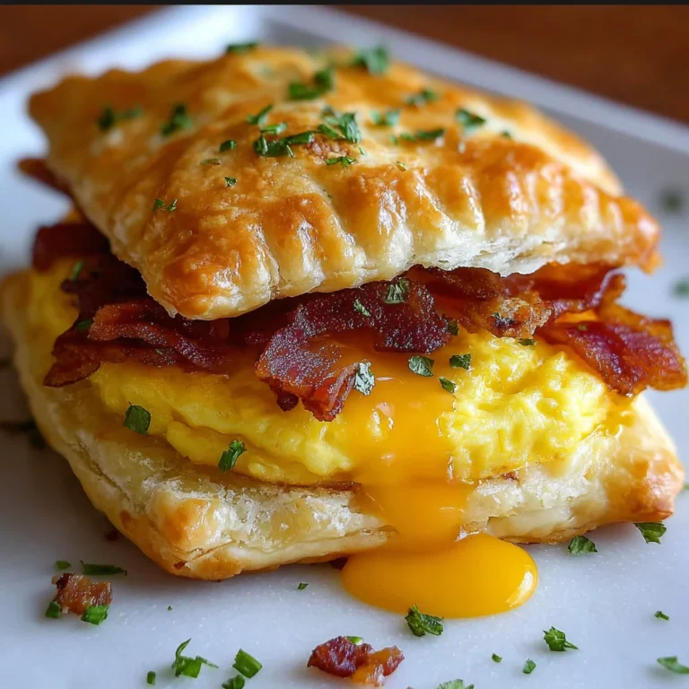 Breakfast Hand Pies: Bacon, Egg & Cheese – The Ultimate On-the-Go Morning Treat!
