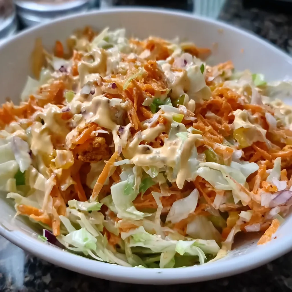 Ensalada KFC (Ensalada de Col Cremosa) – ¡El Acompañamiento Perfecto que Todos Aman!