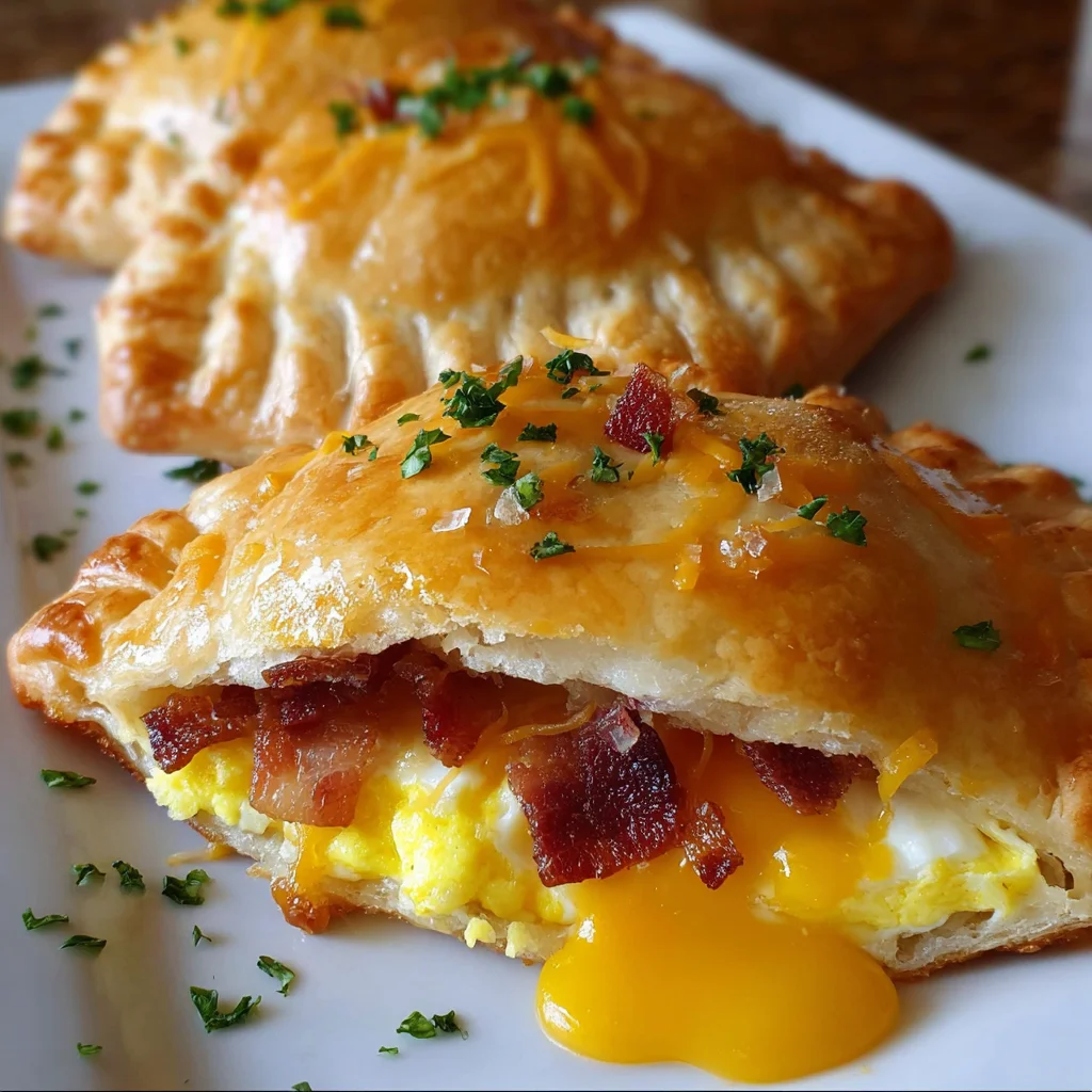 Breakfast Hand Pies: Bacon, Egg & Cheese – The Ultimate On-the-Go Morning Treat! 