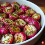 Garlic Herb Roasted Radishes – Low-Carb, Buttery & Surprisingly Delicious!