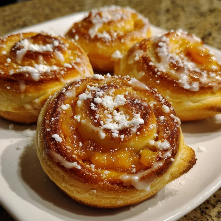 Peach Pie Crescent Cruffins – Flaky, Sweet & Oh-So-Irresistible!