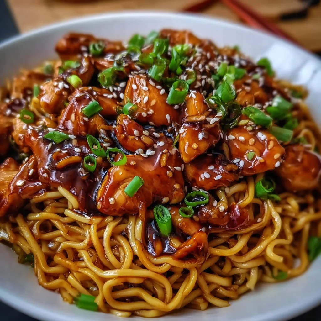 Sticky Garlic Chicken Noodles – Your New 30-Minute Weeknight Obsession!
