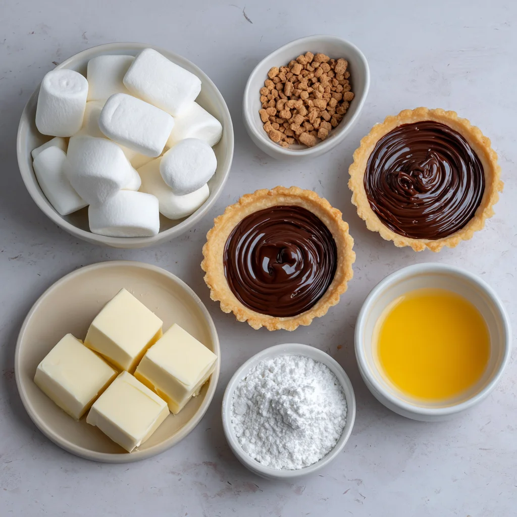 Mini S’mores Tarts with Ganache – Gooey, Chocolatey & Irresistibly Cute!